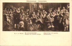 Helt - De Schuttersmaaltijd banquet de la garde civique Feast of the civic gaurds Schuetenfest Amsterdam - CPA 