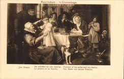 Jan Steen Amsterdam De Schilder en zijn famile Le Peintre et sa famile - CPA 