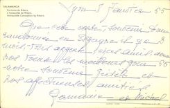 Salamanca Purisima de Ribera L'Immaculee de Ribera Immaculate Conception - CPA 