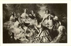 Chateau de Malmaison Winterhalter Imperatrice Eugenie et ses Dames D'Honneur - CPA 