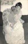 Mary Cassatt - Tendresse Concours 1953 Carte Reponse - CPA 