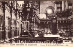 Saint Bertand de Comminges Interior of the Cathedral chorus - CPA