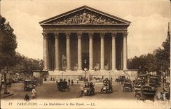 Paris 8 the Madeleine and the automobile Royal Street - CPA
