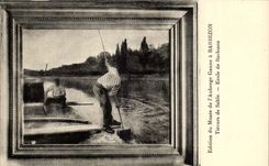 Edition de la Musee de l'Auberge Ganne a Barbizon Tireurs de Sable Ecole de Barbizon- CPA 