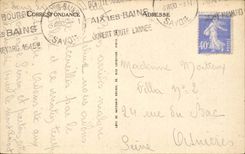 AIXbader - Le Bourget Lake das Schloss von Chatillon CPA