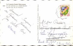 The Lake Leman and Mont Blanc seen of the Collar of Sickle CPA