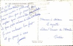 Sables d'Olonne der Damm - CPA