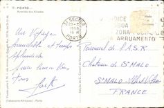 Spain - Spain - Oporto - Avenida back Aliados Tabacaria Africano - CPA