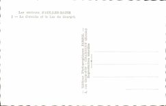 Umlagerungen der AIXbader - das Gesims und der See von Le Bourget - CPA