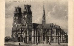 Orleans - the Cathedral - CPA