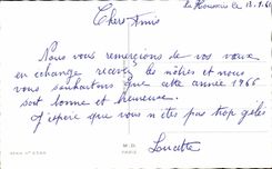 Fantasy - Bonnee Year - Under Snow - Winter Scene - CPA