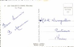 Sables d'Olonne - der Strand - CPA