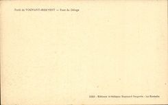 Das Bohrgerat von Vouvant Mervent - Brucke der Flut - CPA