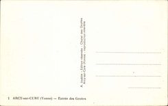 Arcy On Cure - Entrance of the Caves - CPA