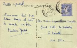 Belfort - the Castle and the lion - CPA