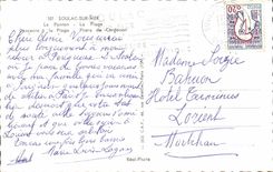 Soulac On Sea - Souvenir woman - headlight - lighthouse - CPA