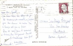 Bordeaux - the cathedral and the Tower Pey Berland - CPA