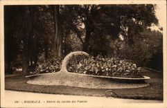 Bordeaux - Entrance of the botanical garden - CPA