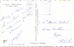 Reims - der Colbert allgemeine Garten - Auto - CPA