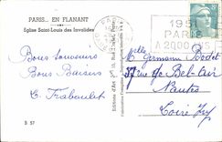 Paris 7 - Church Louis Saint and Invalides - CPA