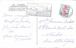 Lourdes - the Basilica and Appearance - CPA