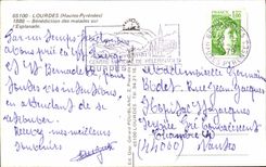 Lourdes - Segen der Patienten auf dem Esplanade - CPA