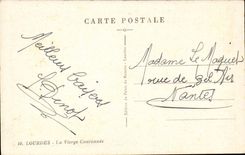 Lourdes - the Virgin Couronnee- CPA