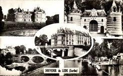 the Sarthe - Souvenir of Lude CPA