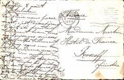 Austriche - osterreich - Kursaal Interlaken Taktgeber - Blumen CPA