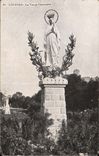 Lourdes - the Couronnee Virgin - CPA