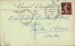 Lourdes - the Basilica and Gave - CPA