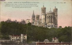 Lyon - Apse of the New Church of Fourviere - CPA