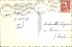 Aix-les-Bains - Traitment des Rheumatismus - - CPA