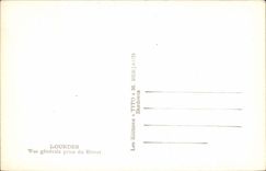 Lourdes - View taken of Beout - CPA