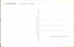 Angouleme - Cathedral Saint Pierre - CPA