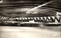 Lourdes - Basilioque sousterraine Black and white St X - CPA