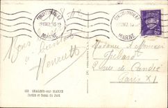 Schleppnetz-Netze auf dem Marne - Garten und Kanal von Jard - CPA