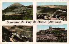 Souvenir of Puy de Dome - Alt 1465 - CPA