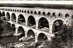 Nimes - die Brucke von Gard - CPA