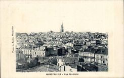 Montpellier - Vue Generale CPA 
