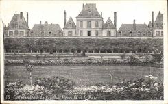 Fontainebleau - the house Henry IV and the Park - CPA