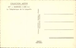 Bareges - 1300 m das Teleferic von Lacquette CPA