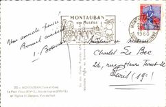 Montauban - the Bridge Old Ingres Museum - CPA