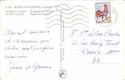 Arachon -Bassin - Souvenir - CPA 