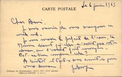 chateau de Montpoupon - Cere la Ronde - CPA