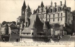 Loaches - the Royal Castle and the Gate of Cordeliers - CPA