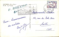 Lourdes - the Virgin - CPA