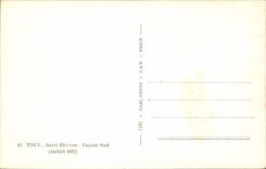 Toul - Saint Etienne - Southern Frontage - CPA