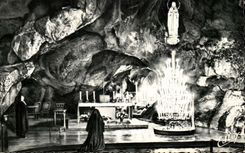Lourdes - Miraculous Cave CPA