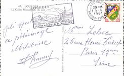 Lourdes - Miraculous Cave CPA